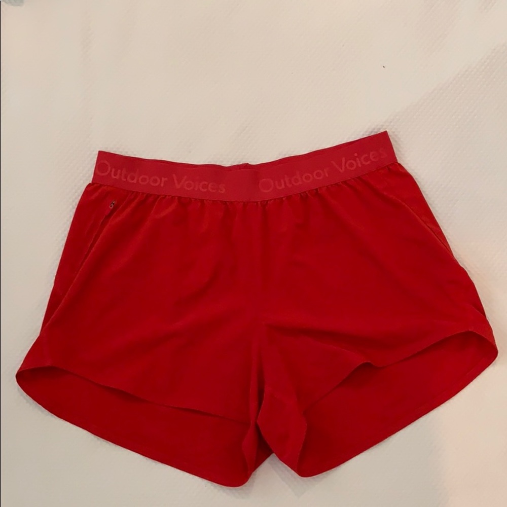 Outdoor voices relay shorts!